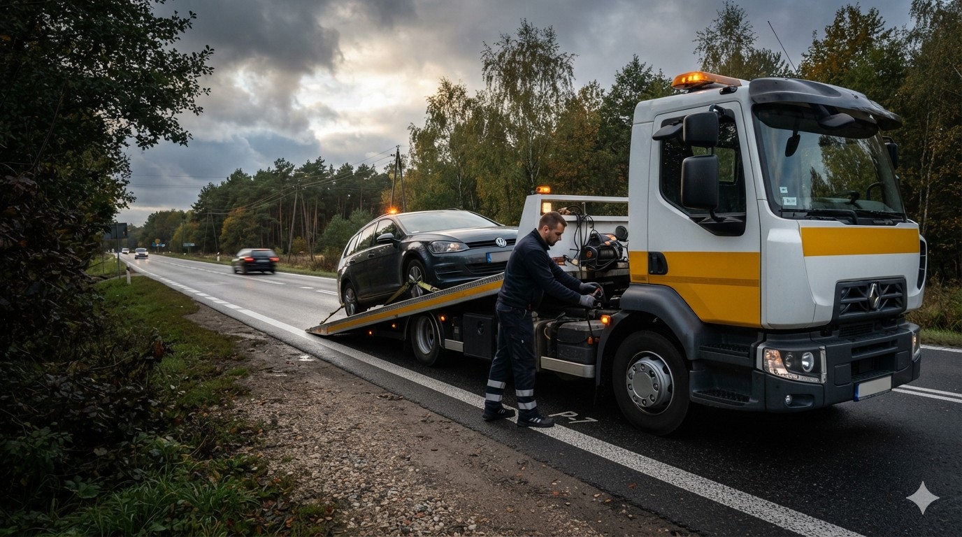 Pomoc drogowa i transport pojazdu